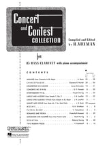 Concert and Contest Collection - Bass Clarinet