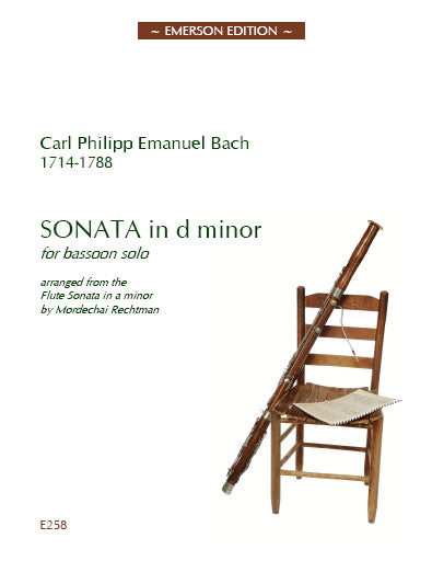 C.P.E. Bach: Sonata in D Minor (arr. for bassoon)