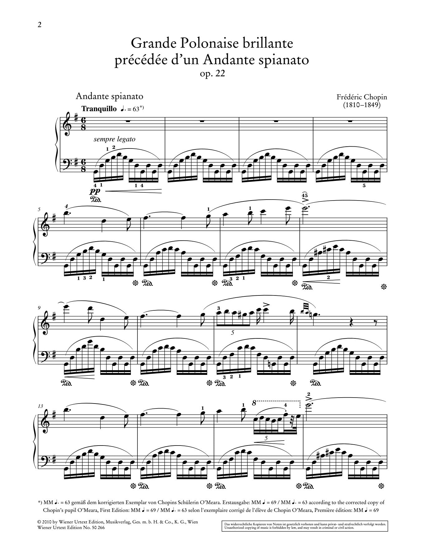 (未使用･未開封品)　Andante spianato und Grande Polonaise brillante Es-dur op. 22 gsx453j Chopin: Andante spianato et Grande polonaise brillante, Op. 22