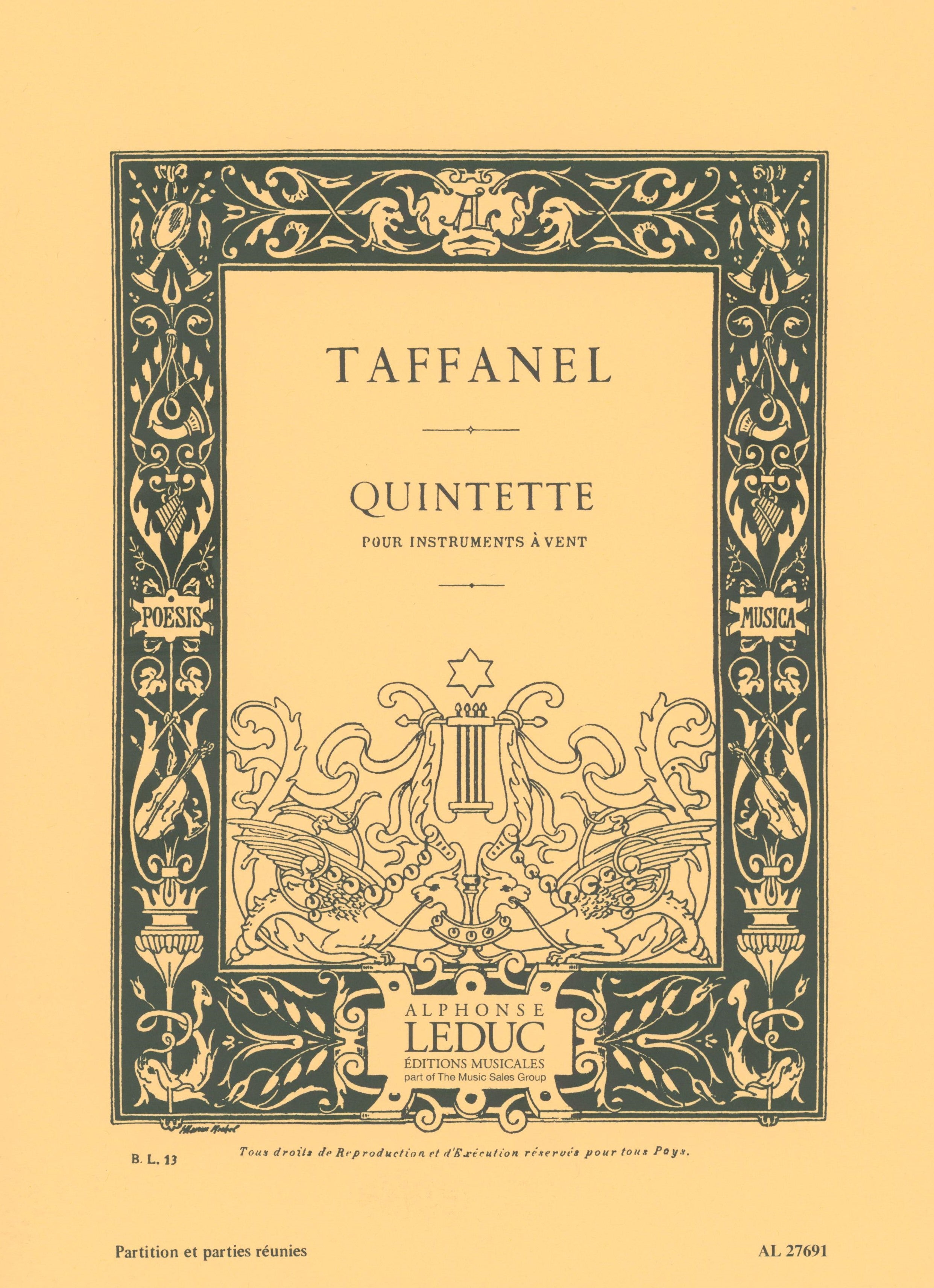 Taffanel: Wind Quintet – Ficks Music