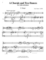 Shawn: A Chorale and Two Dances (Version for Violin & Piano)