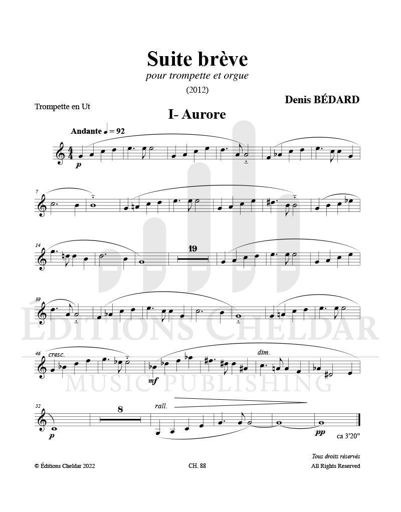 Bédard: Suite brève