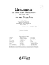 N. Dello Joio: Metaphrase