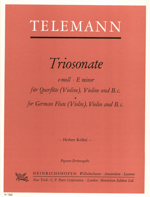 Telemann: Trio Sonata in E Minor – Ficks Music