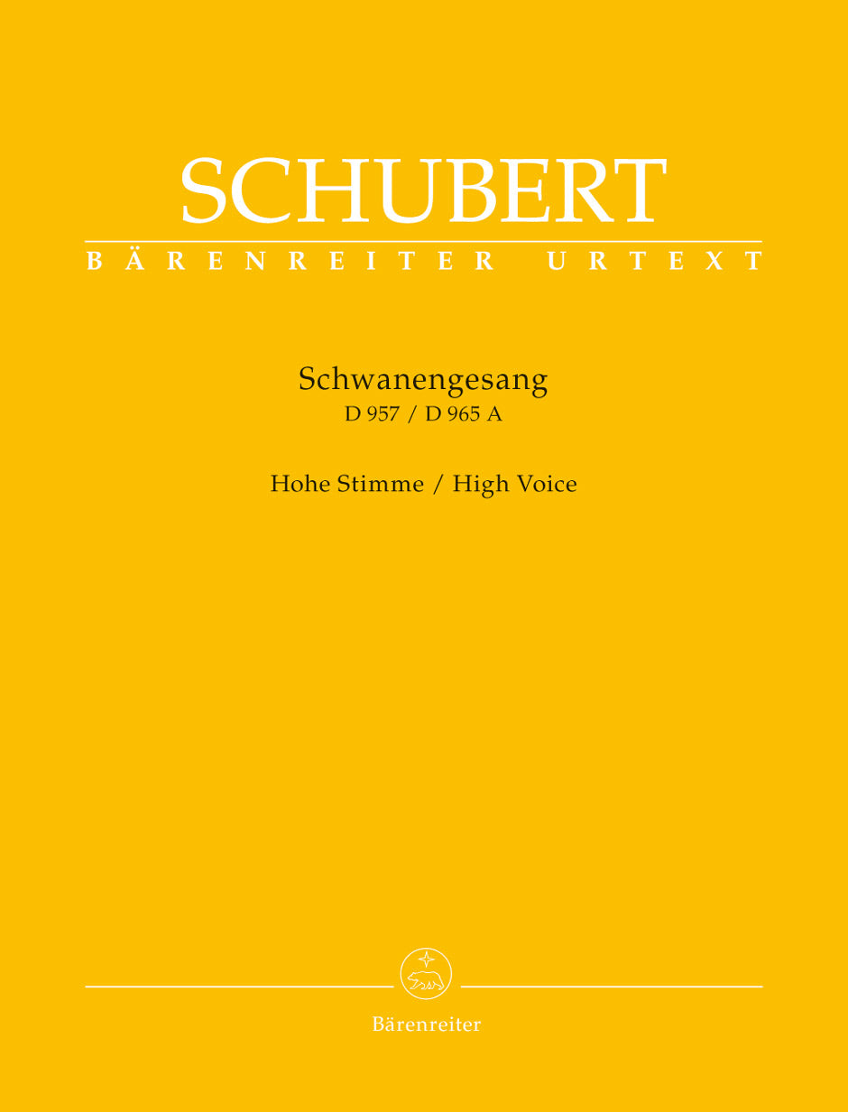 Schubert: Schwanengesang, D 957 – Ficks Music