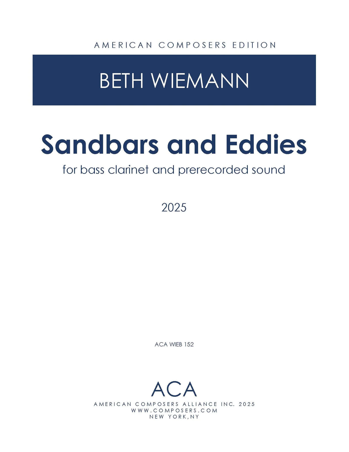 Wiemann: Sandbars and Eddies