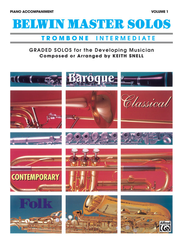 Belwin Master Solos - Trombone Intermediate