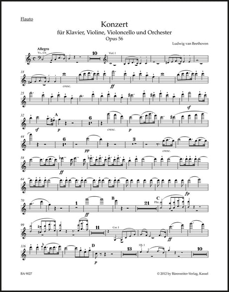 Beethoven: Triple Concerto in C Major, Op. 56