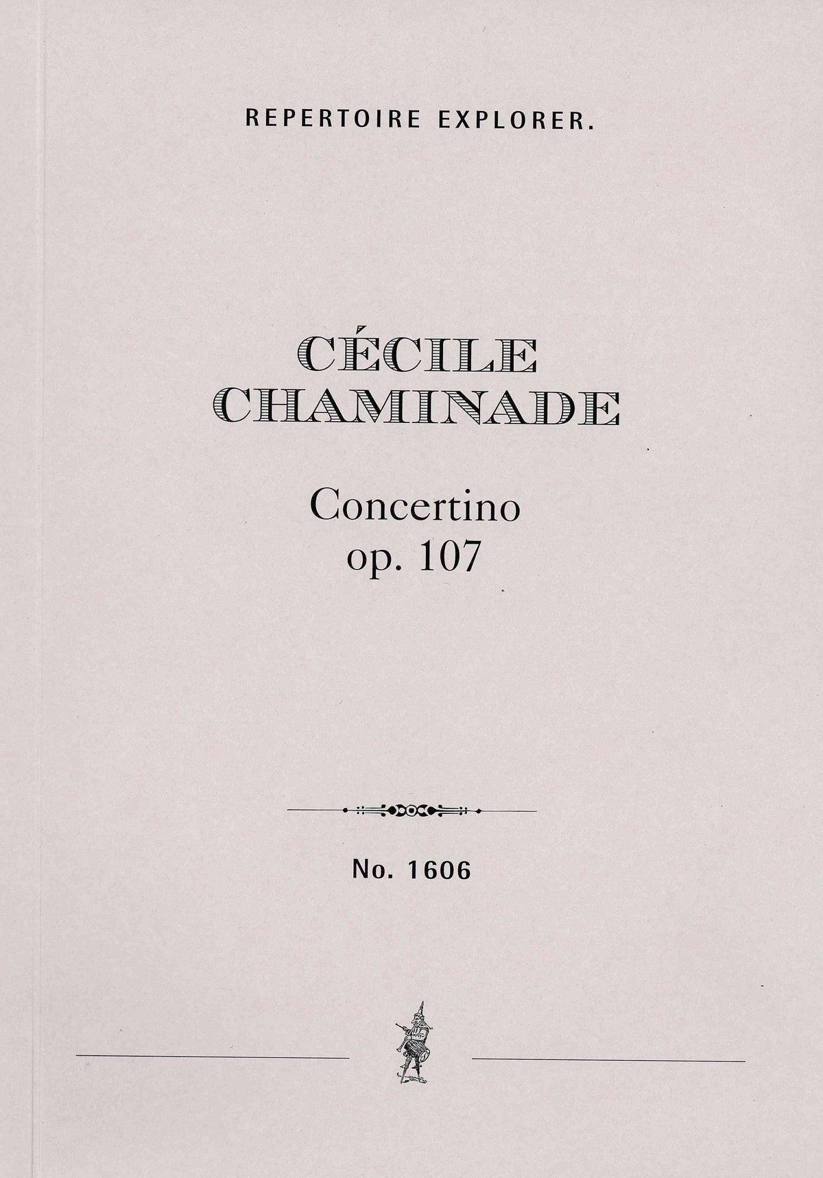 Chaminade: Concertino pour flûte avec accampagnement d'orchestre, Op. 107
