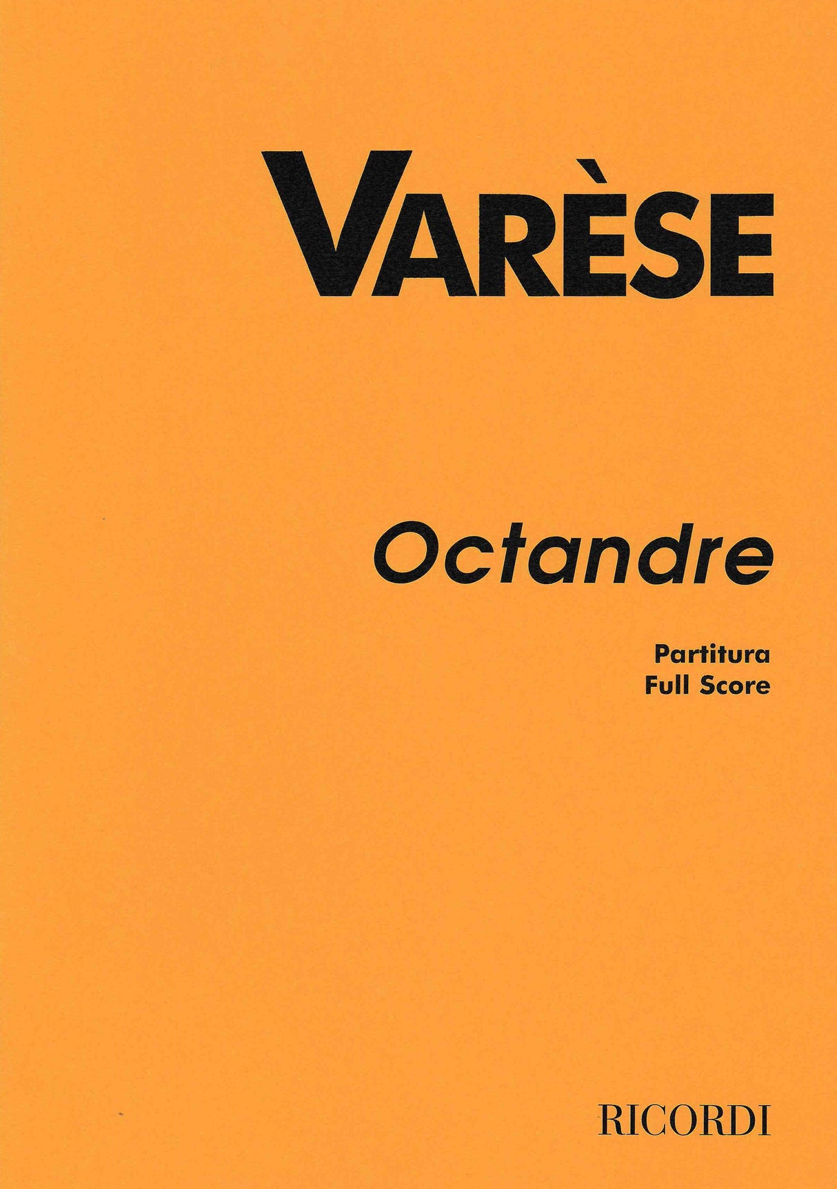 Varèse: Octandre