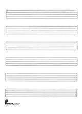 Passantino Manuscript Paper - 8" x 10.5"