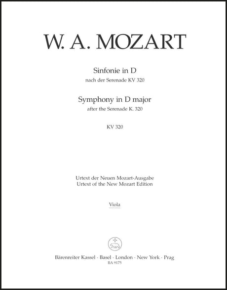 Mozart: Symphony in D Major