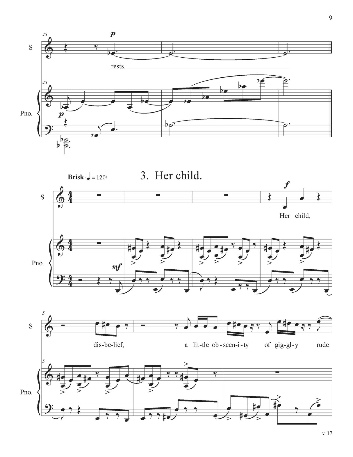 Flaherty: Song of one who loves