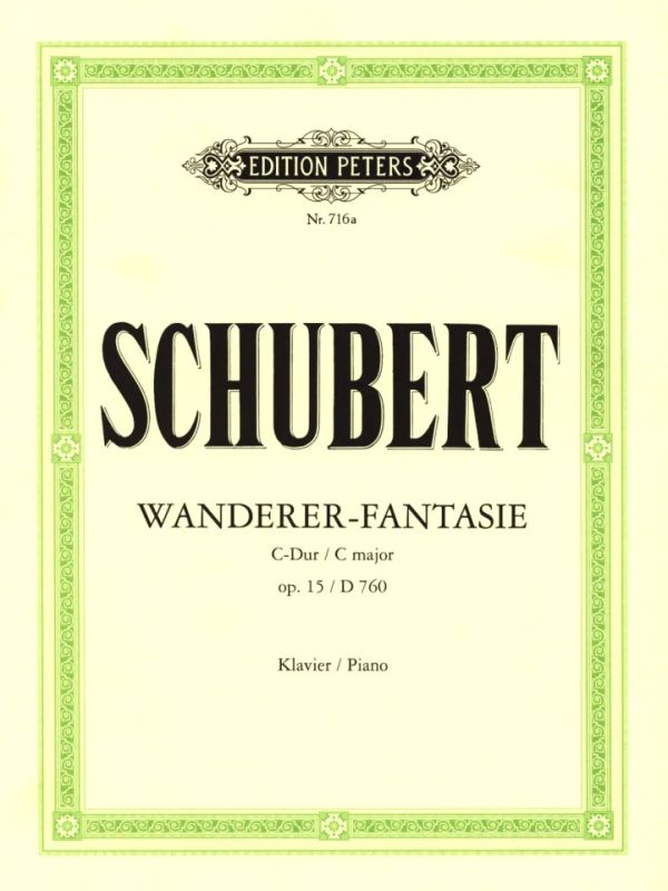 Schubert: Fantasy in C Major, D 760, Op. 15 (