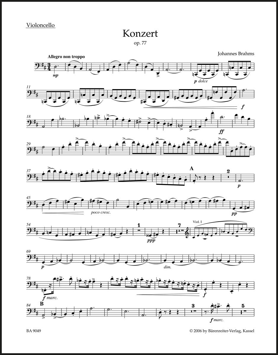 Brahms: Violin Concerto in D Major, Op. 77 – Ficks Music