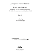Dotzauer: Scales & Exercises, Appendix 1 from the Cello School, Op. 65