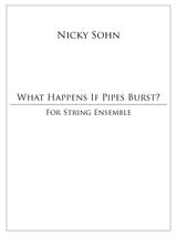 Sohn: What Happens if Pipes Burst?
