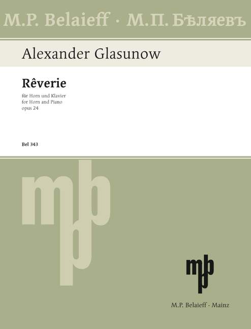 Glazunov: Rêverie in D-flat Major, Op. 24