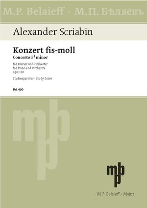 Scriabin: Piano Concerto in F-sharp Minor, Op. 20