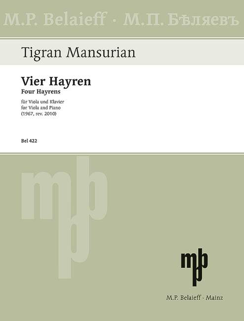 Mansurian: Four Hayrens