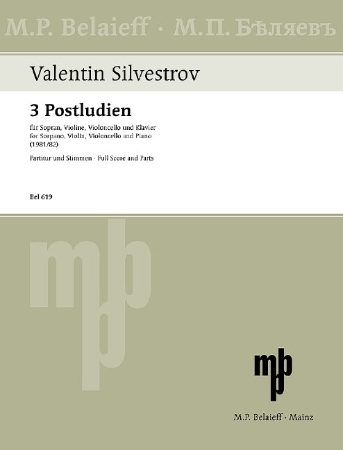 Silvestrov: Three Postludes