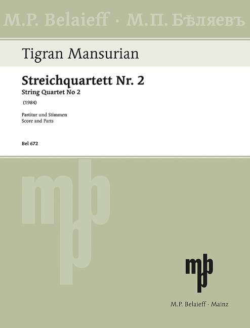 Mansurian: String Quartet No. 2