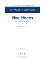 Farzinpour: Five Pieces for Chamber Orchestra