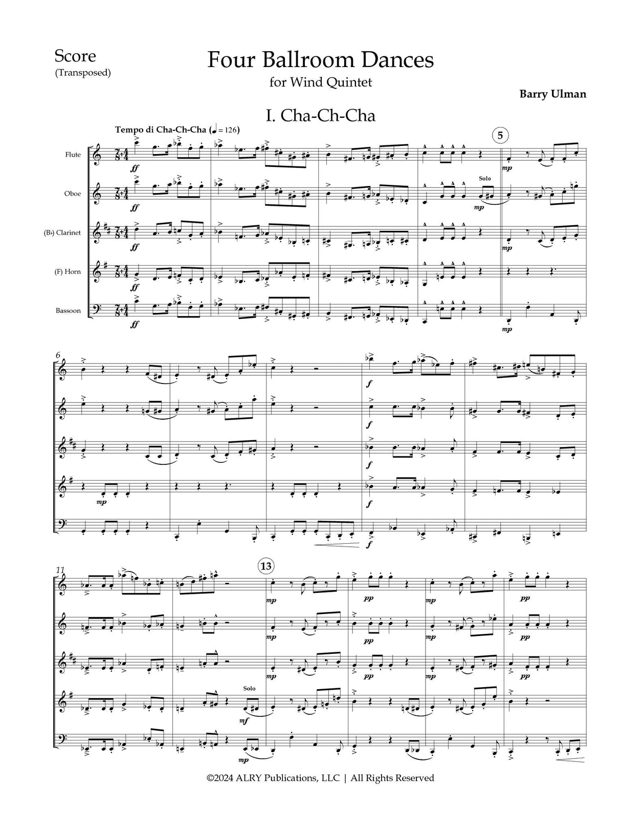 Ulman: 4 Ballroom Dances