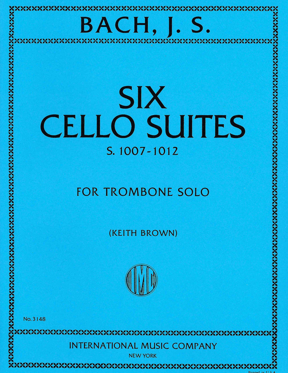 Bach: Six Cello Suites arr. for Trombone Solo