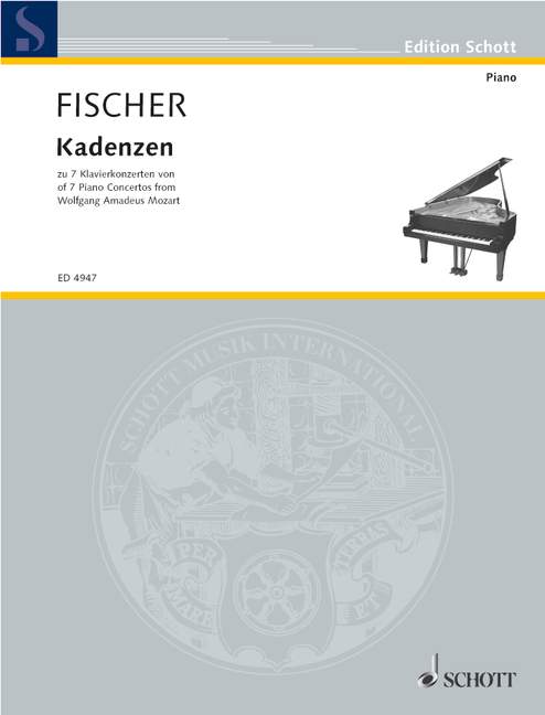 Fischer: Cadenzas for 7 Mozart Piano Concerti – Ficks Music