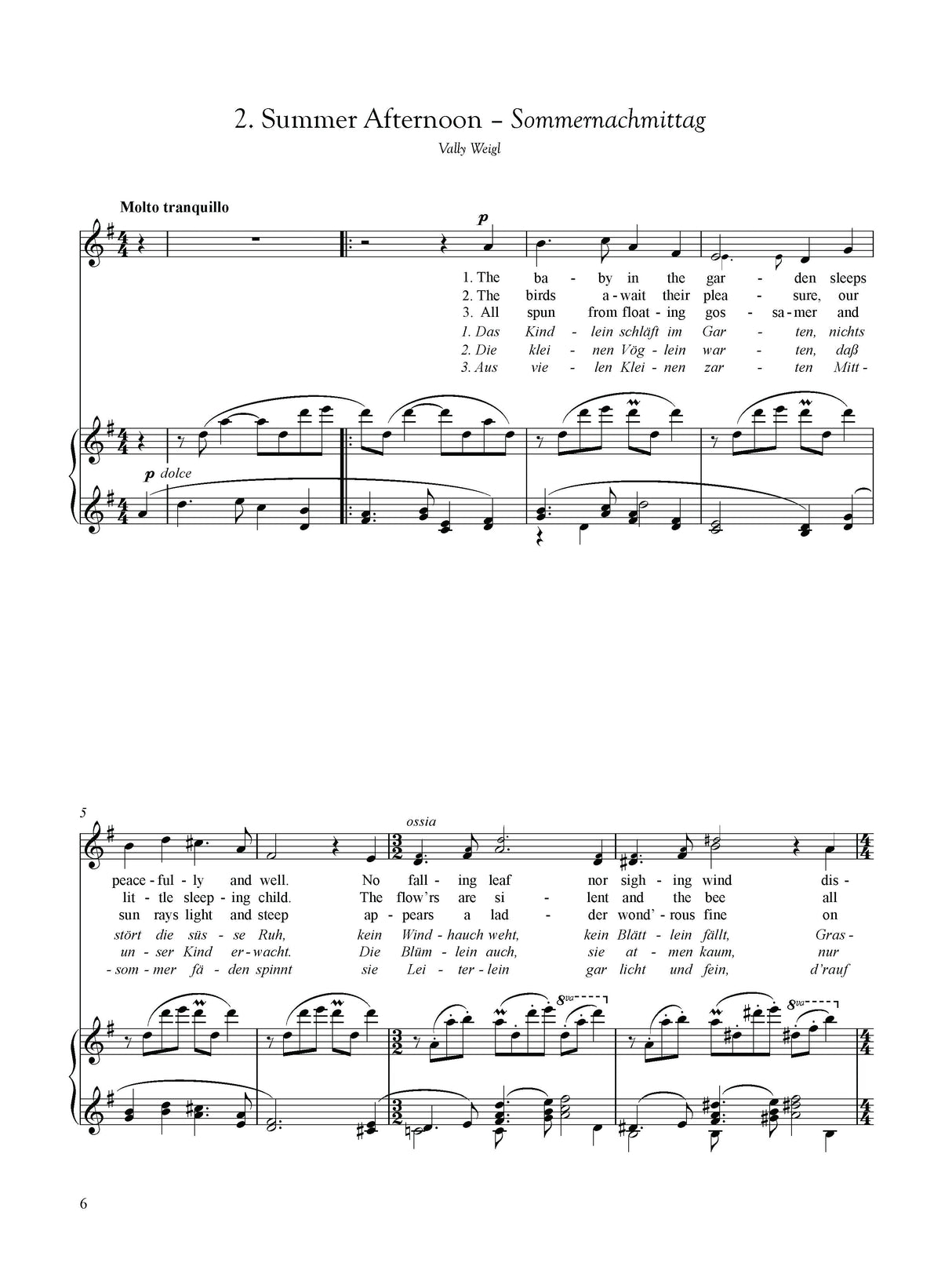 Weigl: 5 Songs for Soprano & String Quartet, Op. 40