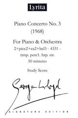 Lloyd: Piano Concerto No. 3