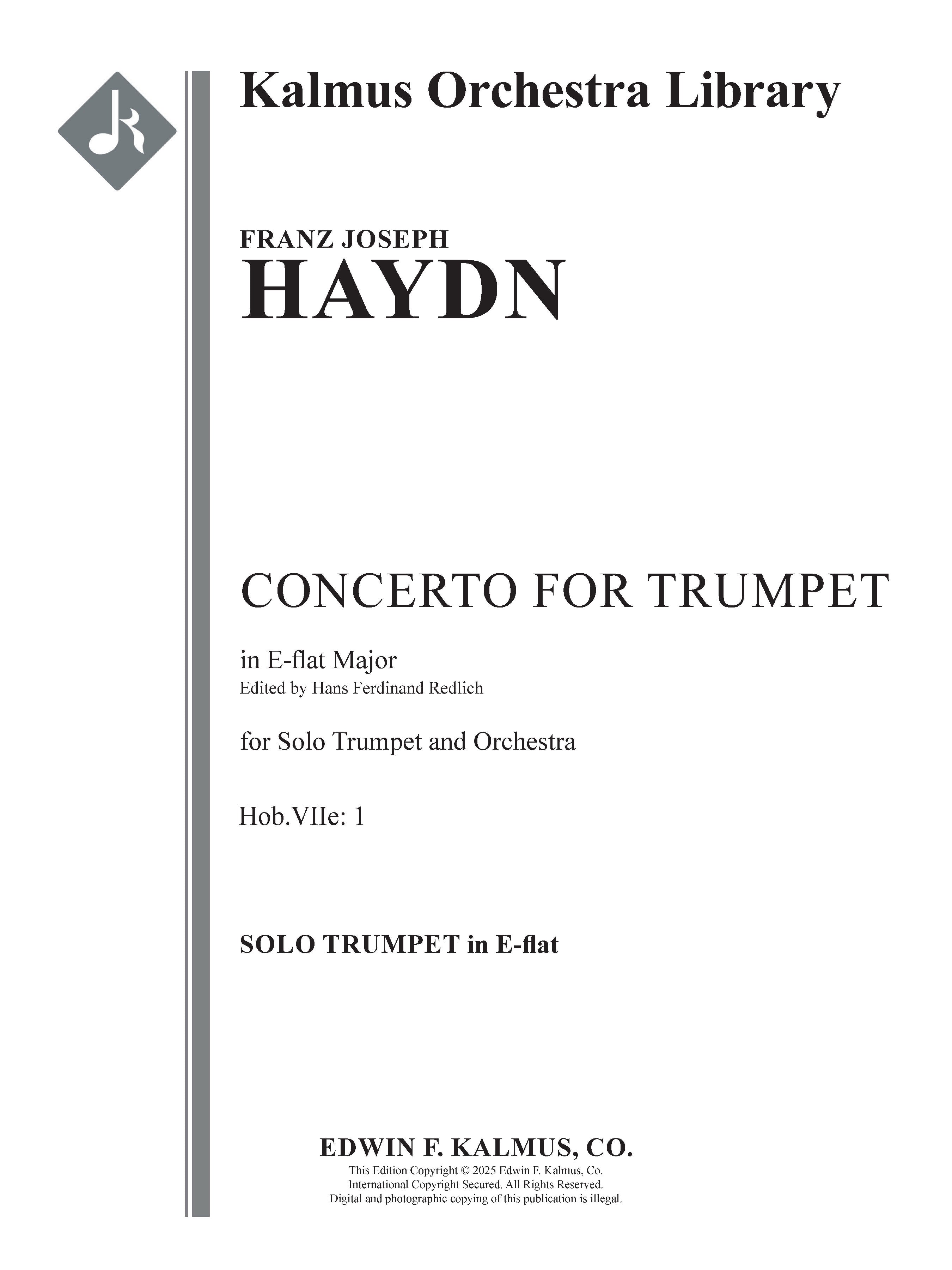 Haydn: Trumpet Concerto in E-flat Major, Hob. VIIe:1 – Ficks Music