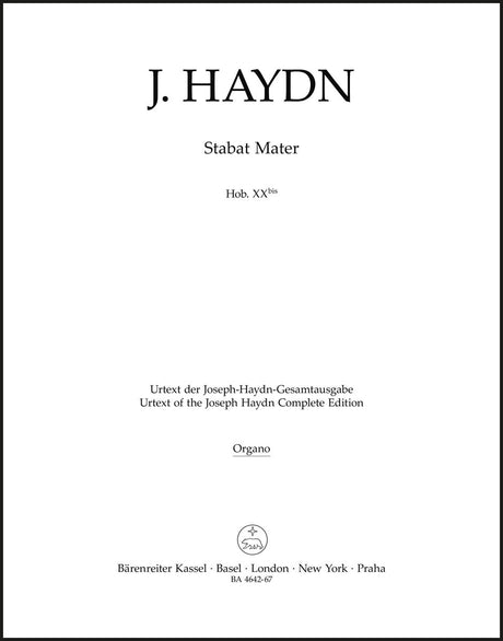 Haydn: Stabat Mater, Hob. XX bis