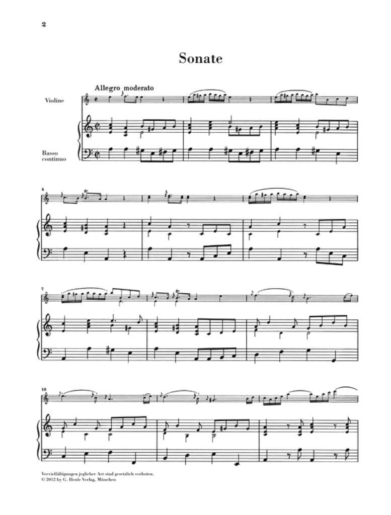 Neruda: Violin Sonata in A Minor