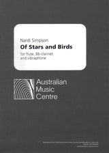N. Simpson: Of Stars and Birds (Version for Flute, Clarinet, & Vibraphone)