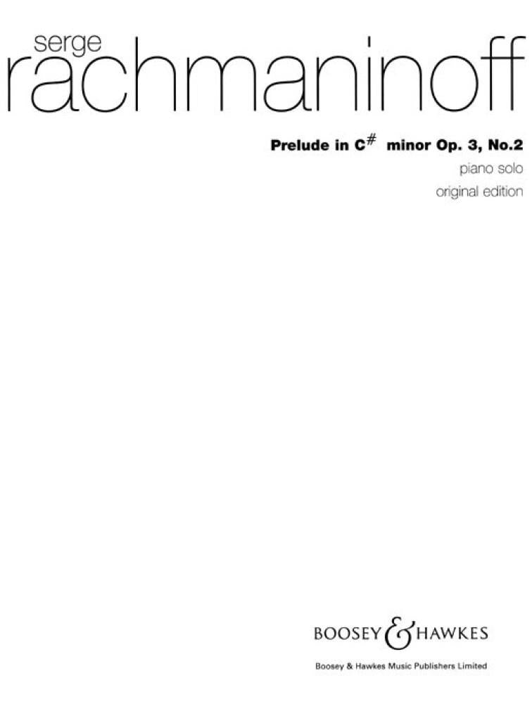 Rachmaninoff: Prelude in C-sharp Minor, Op. 3, No. 2