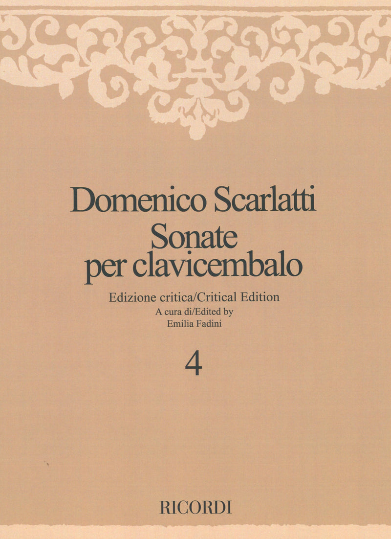 Scarlatti: Keyboard Sonatas - Volume 4 (K. 206-265)