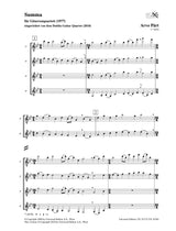 Pärt: Summa (for guitar quartet)