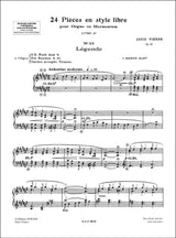 Vierne: 24 pièces en style libre, Op. 31 – Volume II (Nos. 13-24)