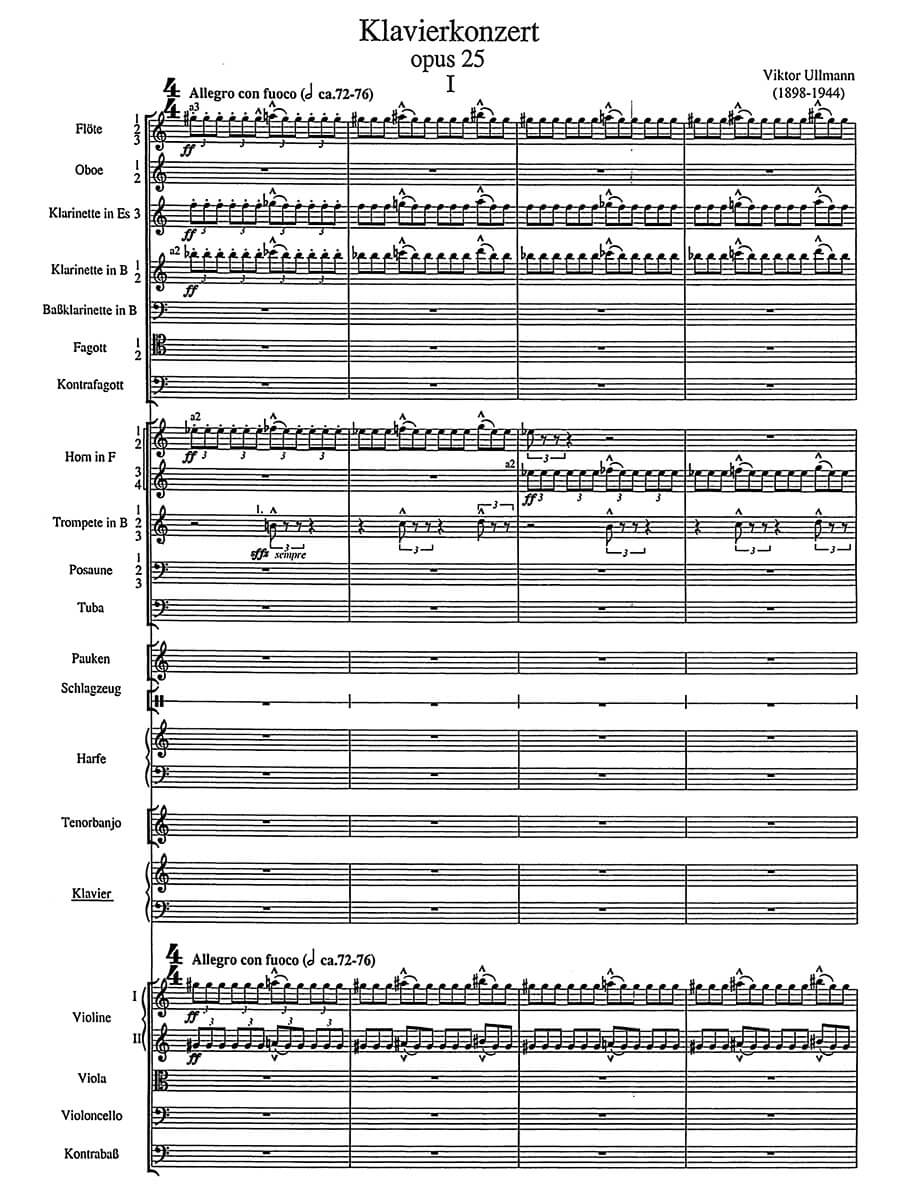 Ullmann: Piano Concerto, Op. 25