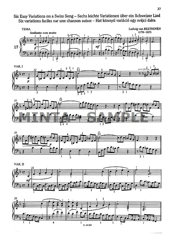 Repertoire for Music Schools - Piano Volume 3