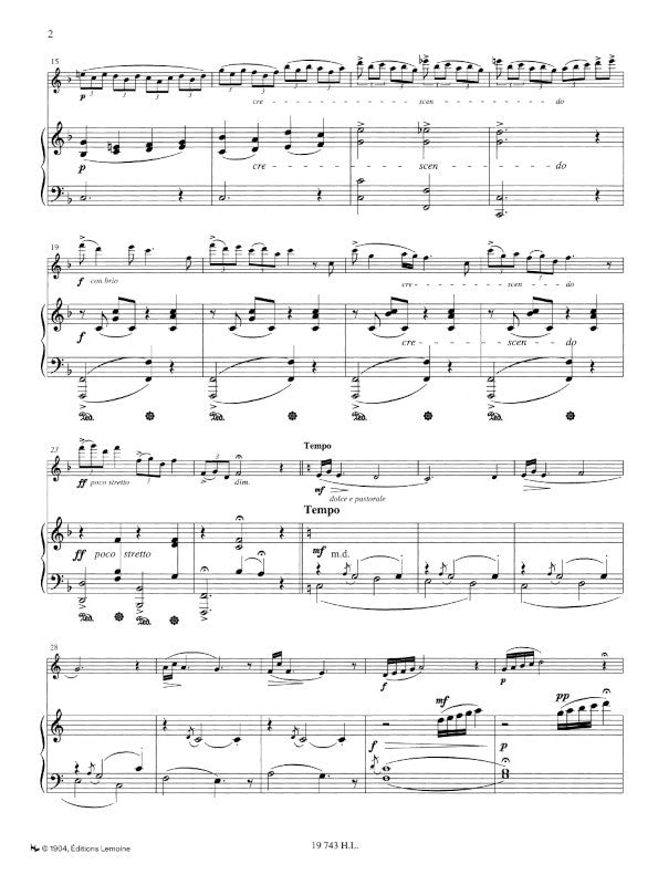 Mouquet: Flûte de Pan, Op. 15 – Ficks Music