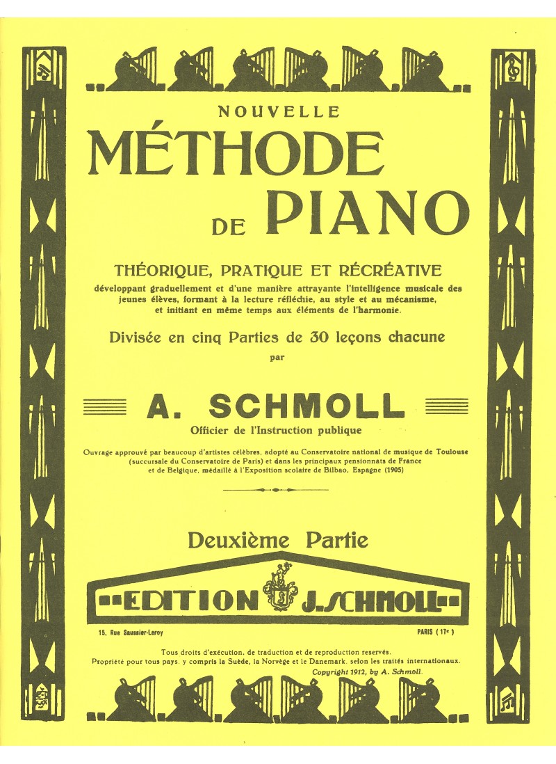Schmoll: Méthode de piano - Volume 2