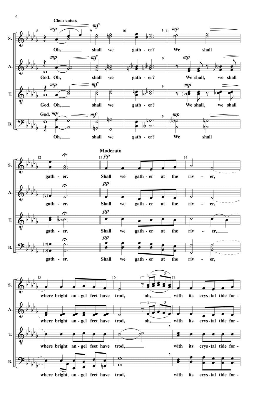 Gather at the River (arr. for SATB Choir)