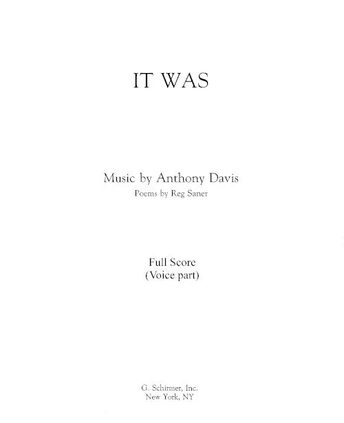 Davis: It Was...