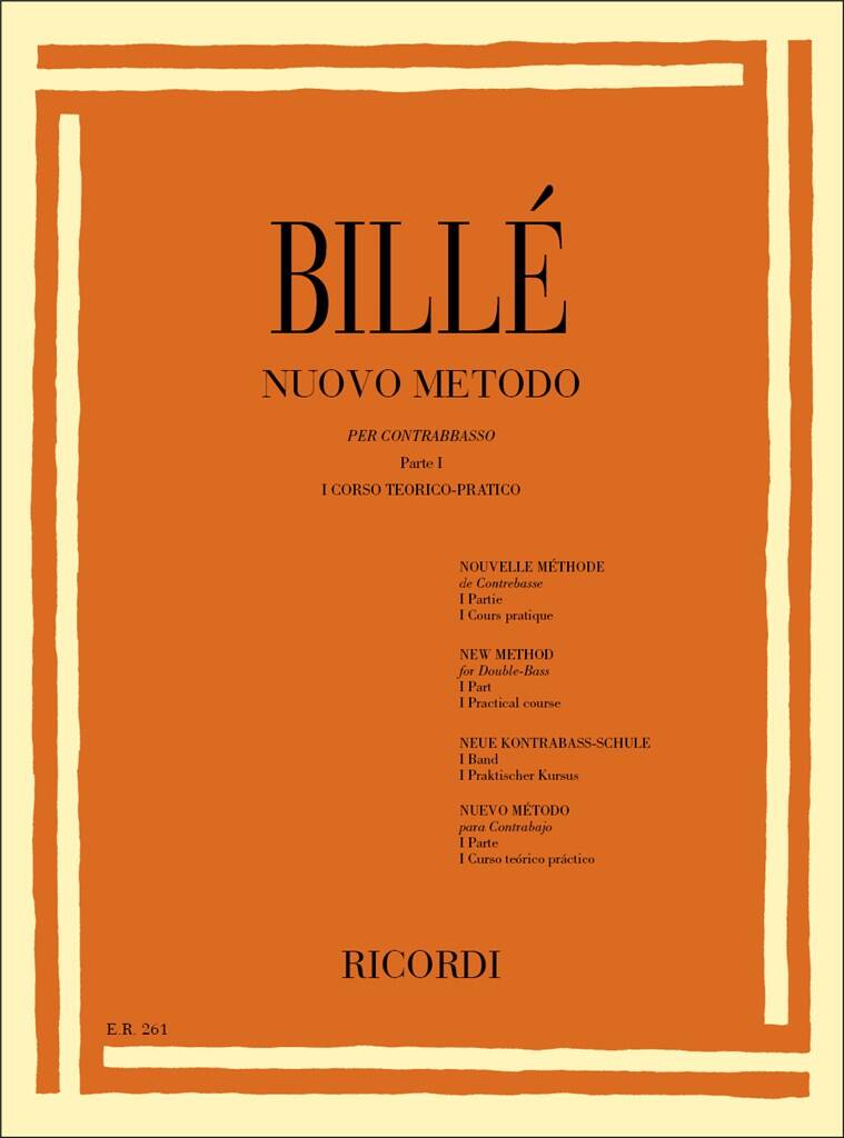 Billé: New Method for Double Bass – Volume 1