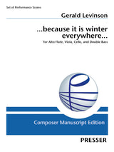 Levinson: ...because it is winter everywhere...