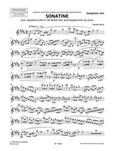 Pascal: Sonatine for Alto Sax & Piano