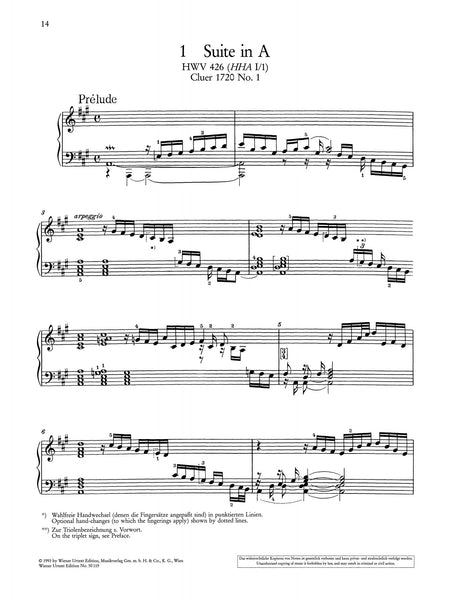 Handel: Works for Piano - Volume 2 (HWV 426-433)